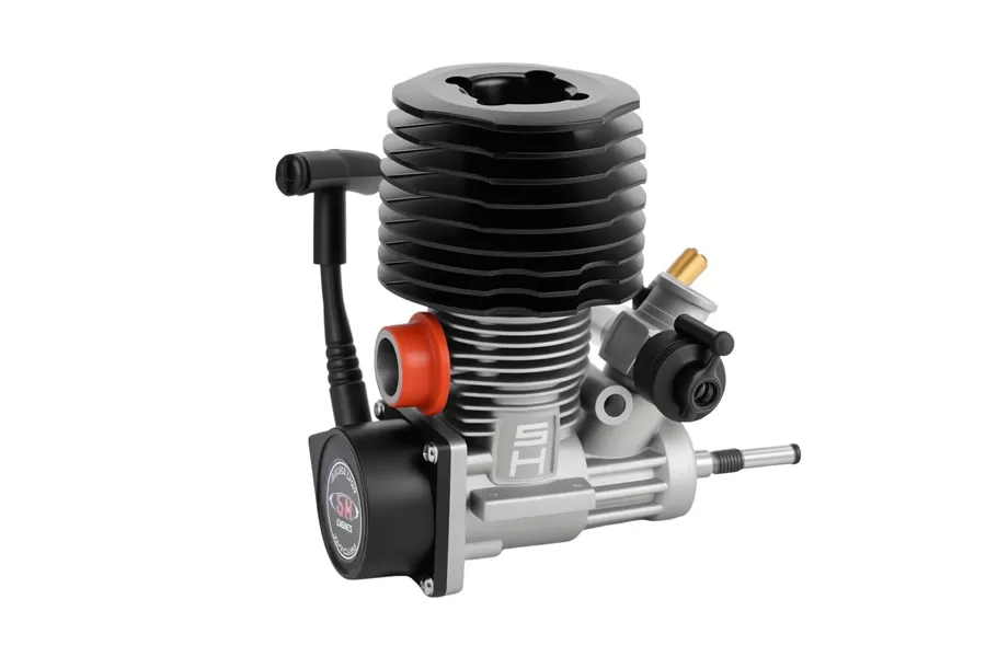 . 28 (4,5 ccm) Heckmotor mit SG-Welle/Zug-Starter/Glow Plug/Slide Carb für 1/8 Nitro RC Car # P0016