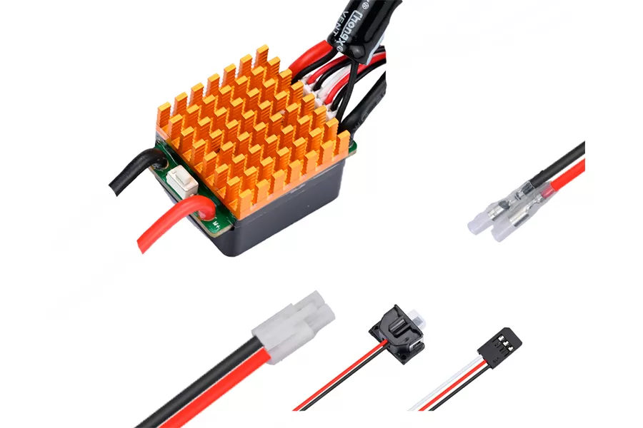 40A Gebürsteter ESC-Elektronik-Geschwindigkeit regler für 1/10-Elektro-RC-Auto # H0050