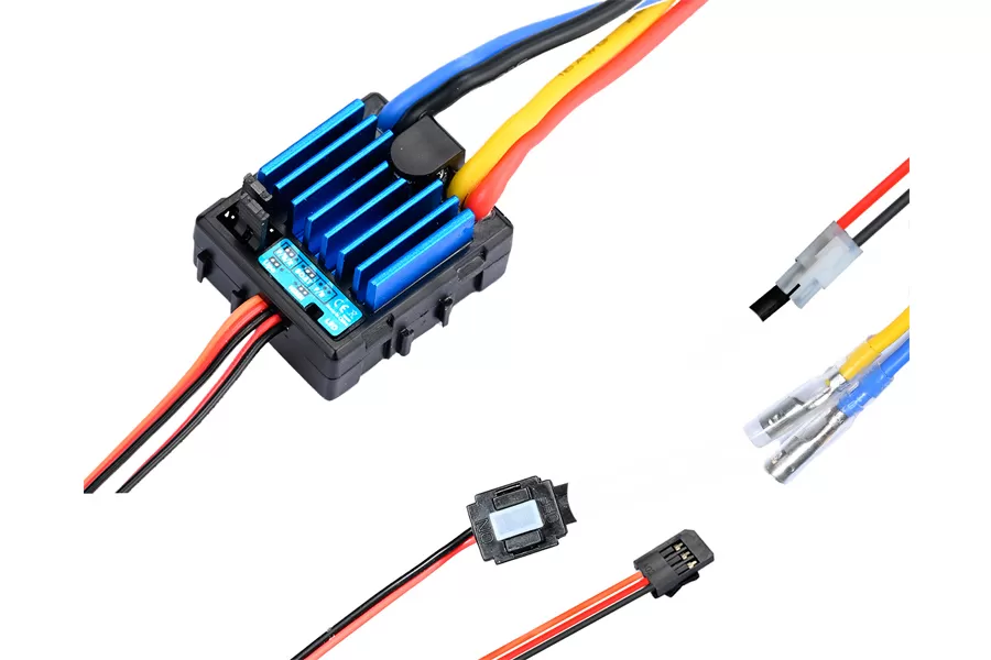 60A gebürstetes ESC-Elektronik-Geschwindigkeit regler für 1/10-Skala-Elektro-RC-Auto # H0123