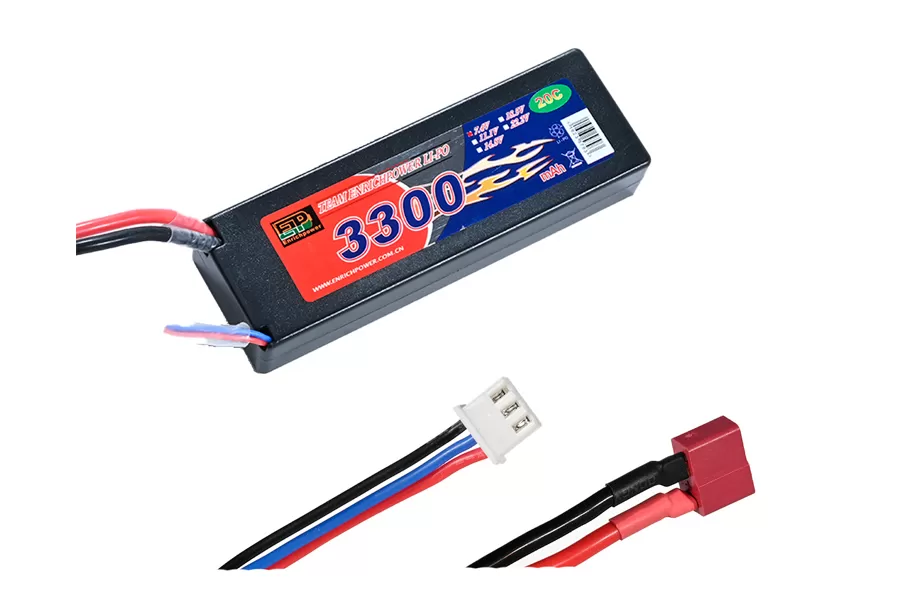 7,4 V 3300mAH 2S Lipo Batterie für VRX 1/10 Maßstab bürstenloses RC Modell Auto VRX #85274
