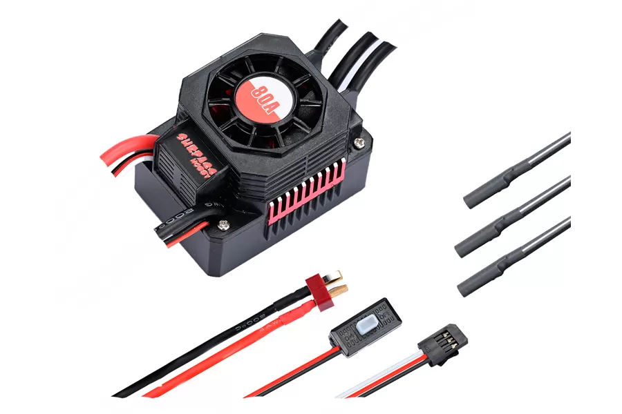 80A bürstenloser ESC-Elektronik-Geschwindigkeit regler für 1/8-Skala-Elektro-RC-Auto #85261