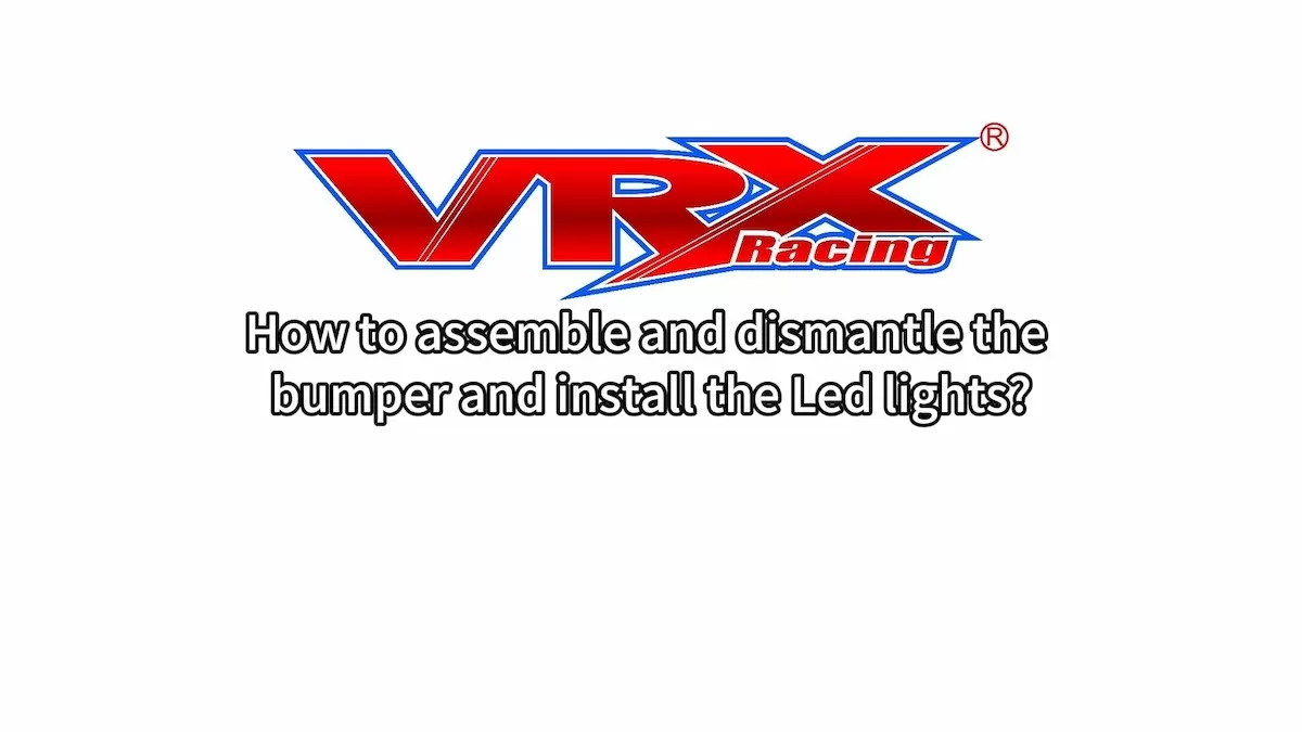 Wie man die Stoßstange zusammen baut und abbaut und die LED-Leuchten installiert?