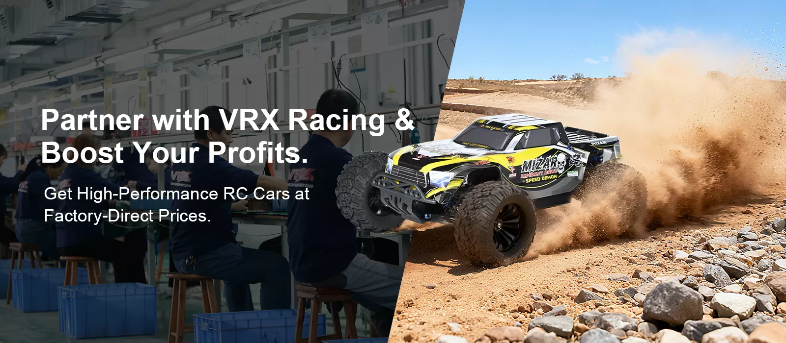 VRX Werbung Landing Page