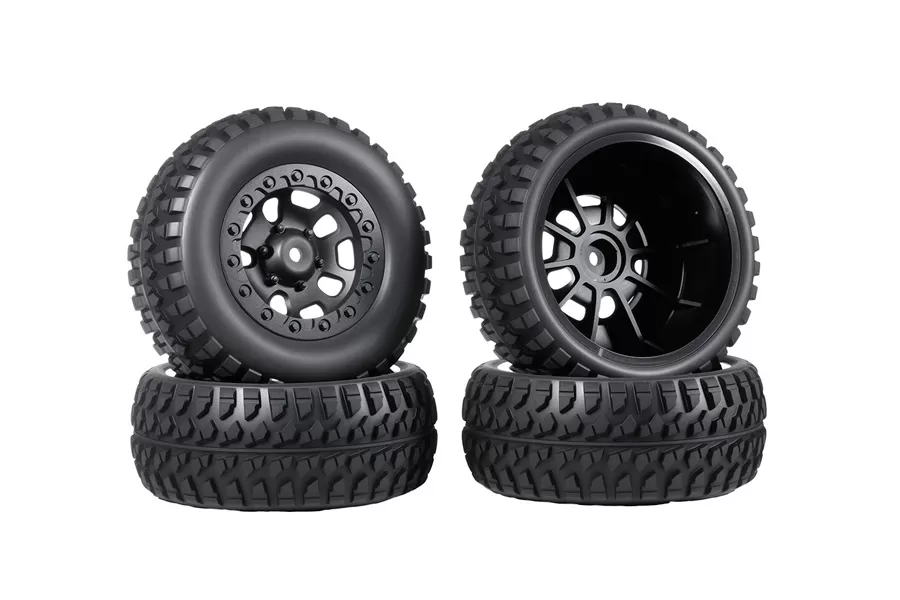 RC Vorderreifen 12mm Hex-Hub-Gummi für 1/10 Maßstab RC SC Truck #10856