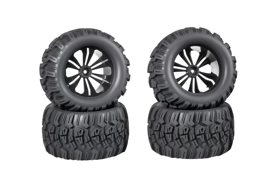 RC Vorderreifen 12mm Hex Naben gummi für 1/10 Maßstab RC Truck #10751