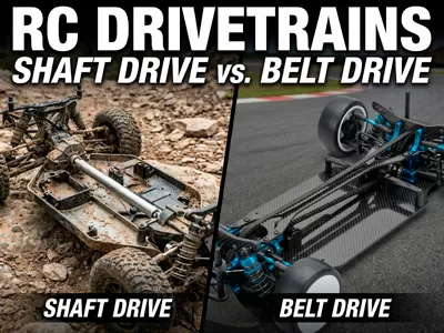 RC Shaft Drive vs. Riemen antrieb-Welches ist das Beste für Sie?