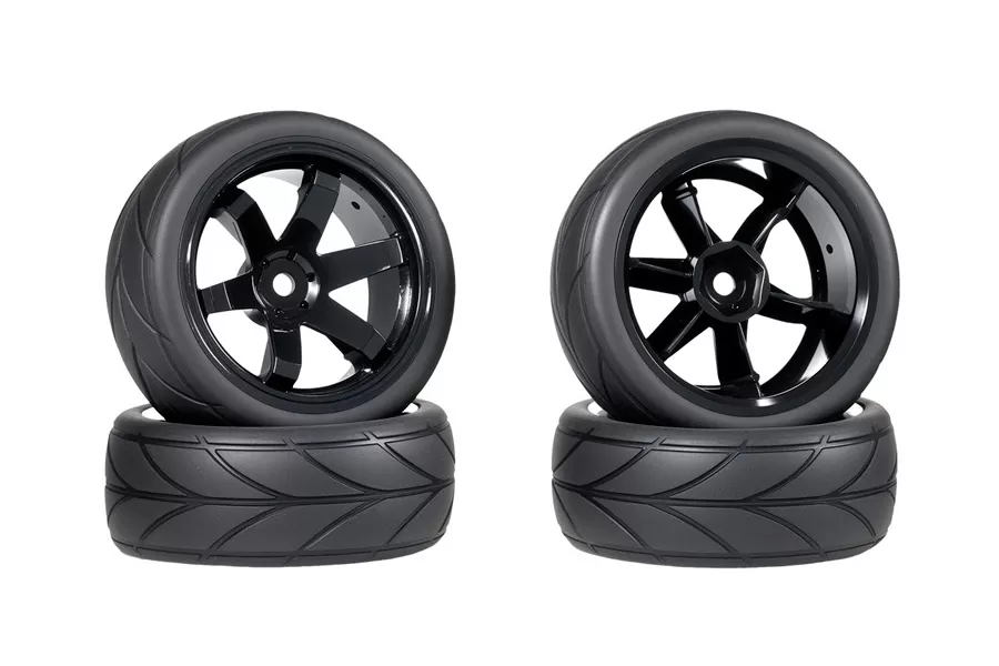 RC Reifen 12mm Hex Hub Gummi für 1/10 Maßstab RC On-Road Touring #11084