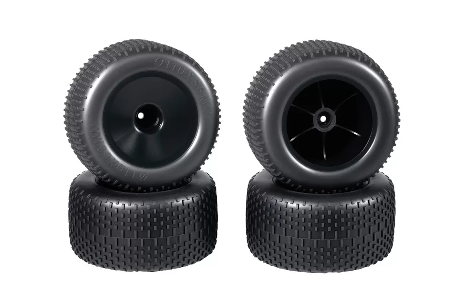 RC Reifen 12mm Hex Hub Gummi für 1/10 Maßstab RC Truck und Truggy #10211