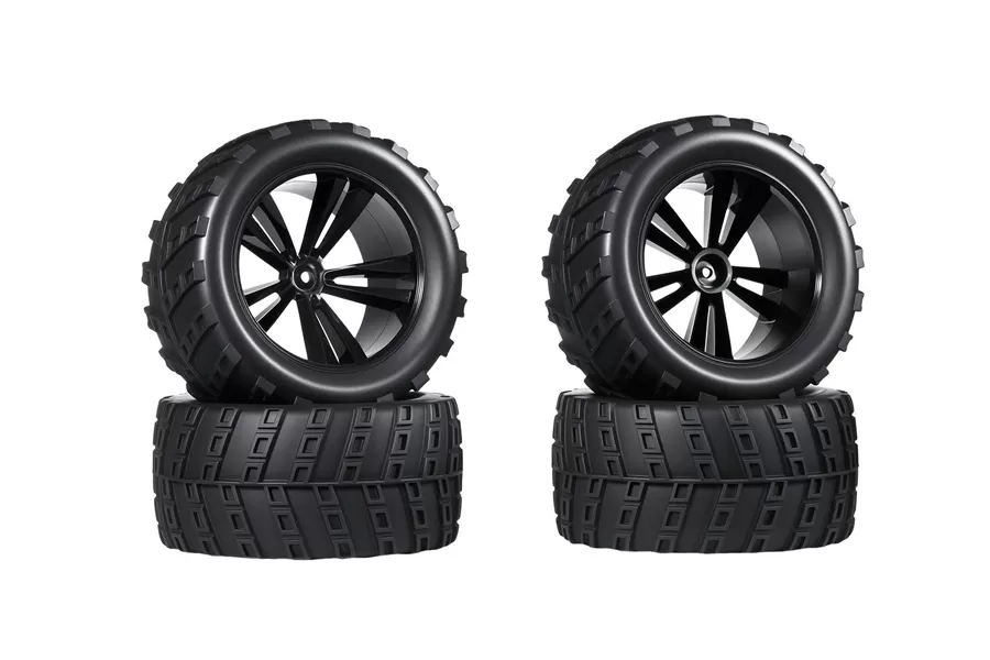 RC Reifen 12mm Hex Hub Gummi für 1/10 Maßstab RC Trucks #10563