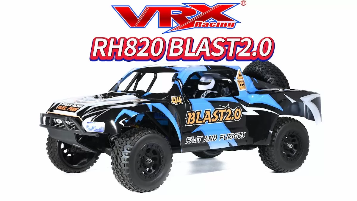 RH820 BLAST 2.0 Unboxing: Ein tiefer Sprung in den bürstenlosen 4WD-Kurzstrecken-Truck von VRX Racing im Maßstab 1/8
