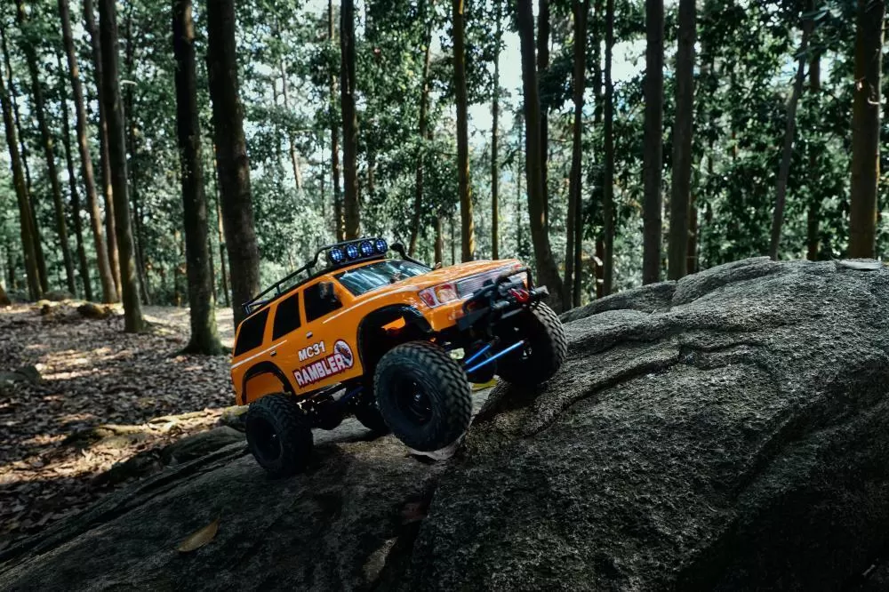 Schaufenster von MC31 Rambler 1:10 Maßstab 4WD Hochdrehmoment-Elektro-Raupen RTR # RH1052