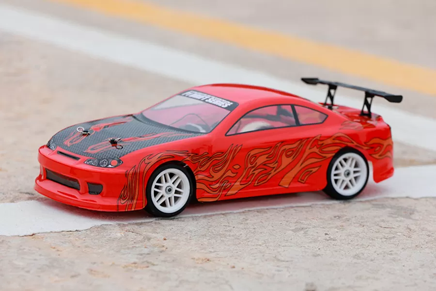 4G gebürstetes Hochgeschwindigkeits-RTR # RH1025 4WD auf der Straße