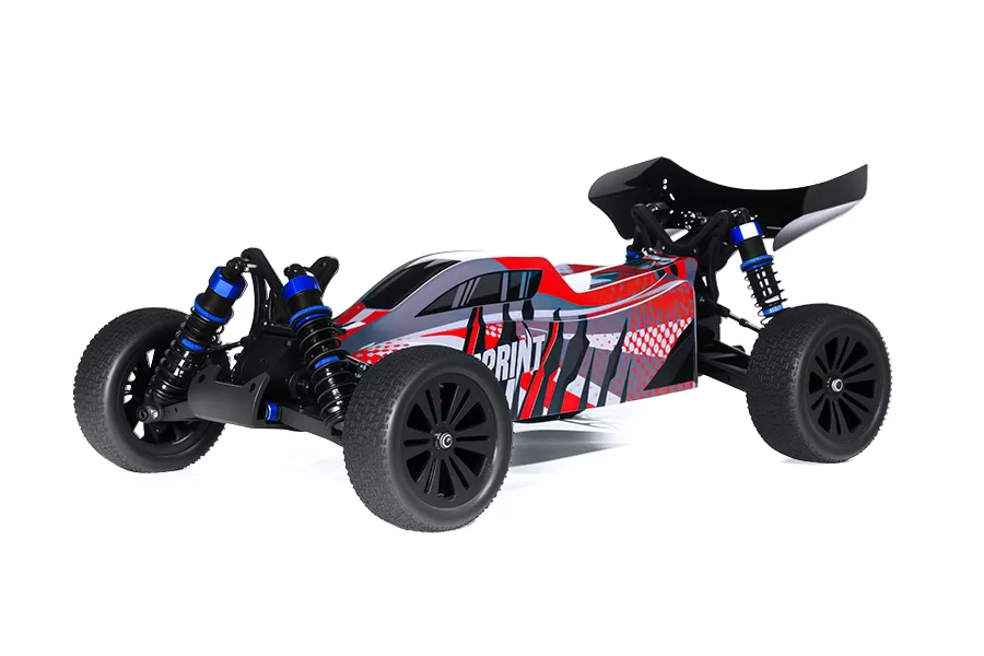 SPRINT 1/10-Skala 4WD Offroad-Elektro-RC-Buggy 2,4G gebürstet Hochgeschwindigkeits-RTR # RH1067